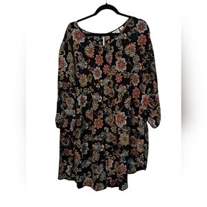 Cato Vibrant Floral High Low Top 22/24W